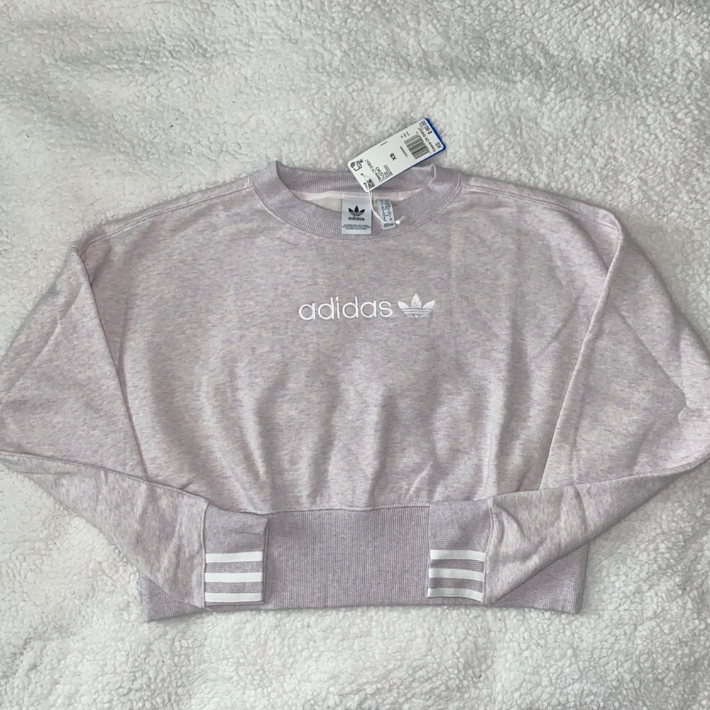 Adidas coeeze cropped sweater